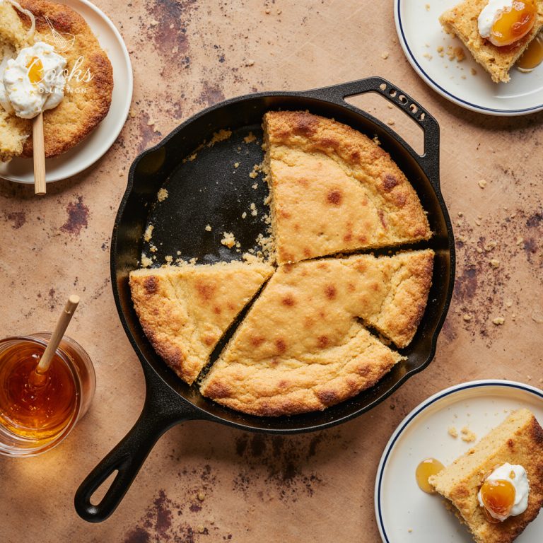 The Best Buttermilk Skillet Cornbread (Southern Comfort in Every Bite!)