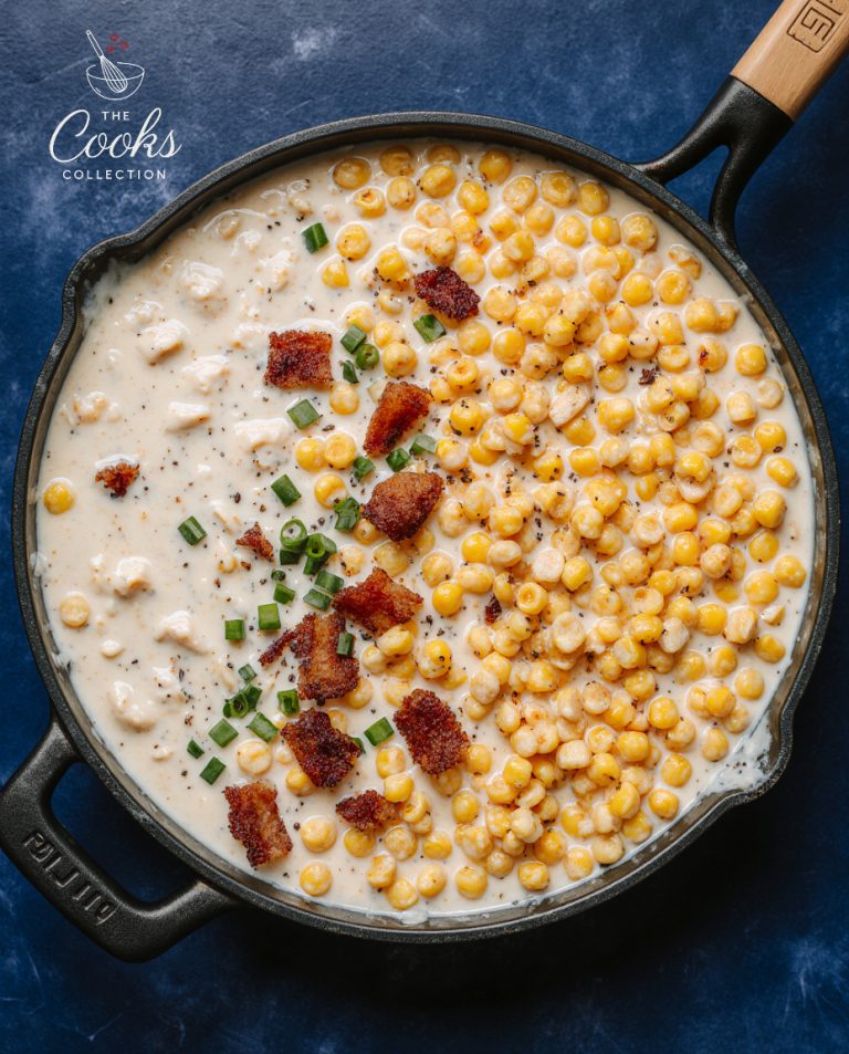The Best Creamy Skillet Corn with Crispy Bacon (Irresistible!)
