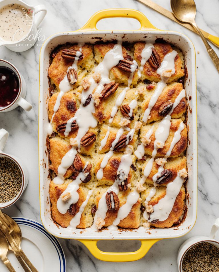 The Best Fluffy Caramel Pecan Bread Pudding (Irresistibly Decadent!)