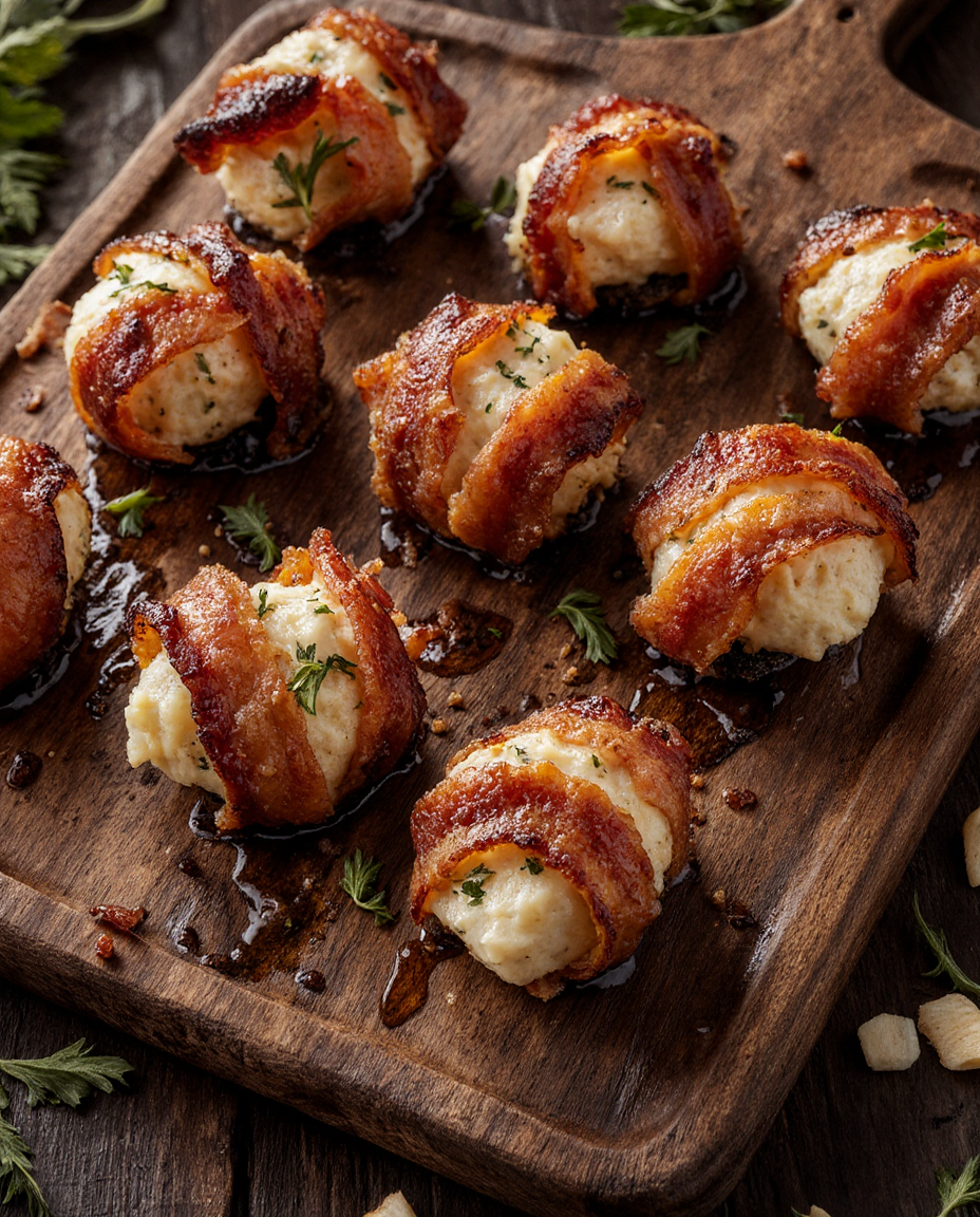 Bacon-Wrapped Chicken Bites