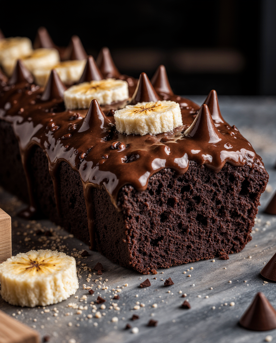 Double Chocolate Banana Loaf