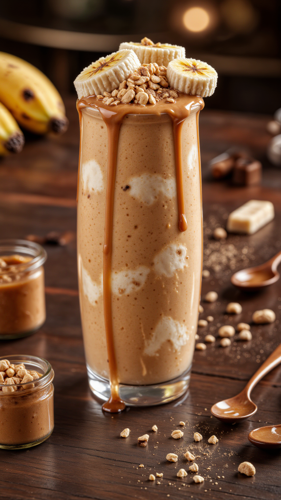 Peanut Butter Banana Protein Shake