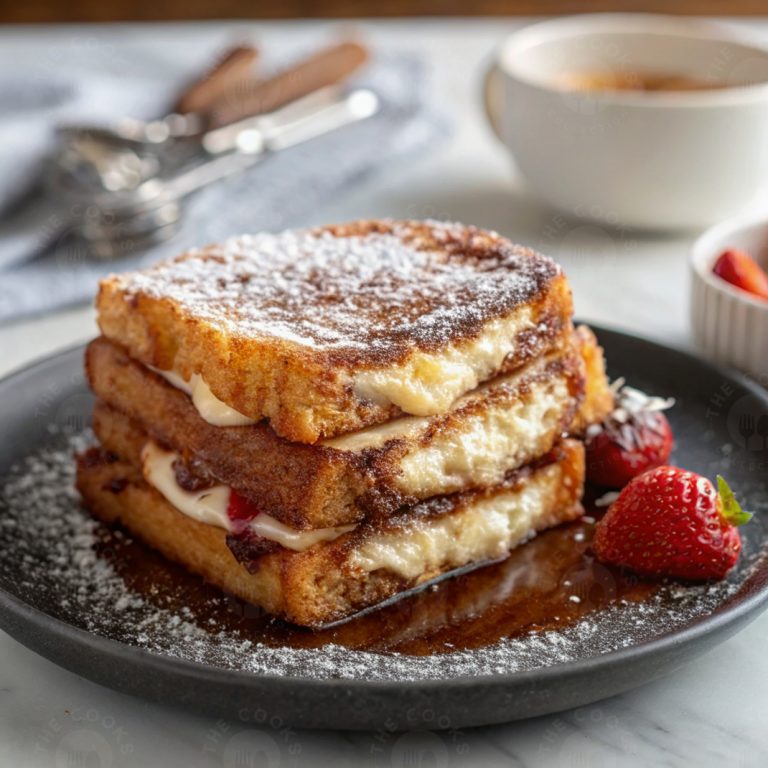 Raspberry Cheesecake Stuffed French Toast