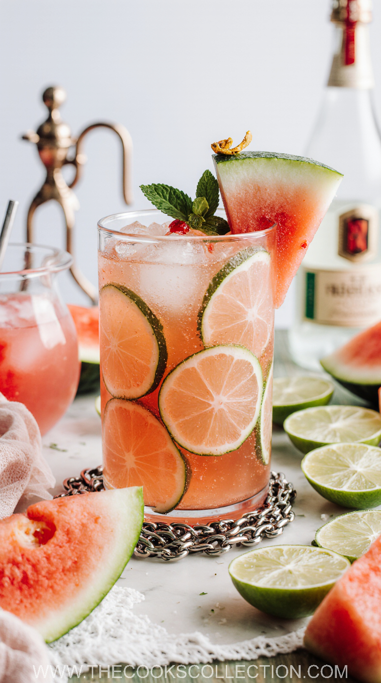 Watermelon Lime Sparkler