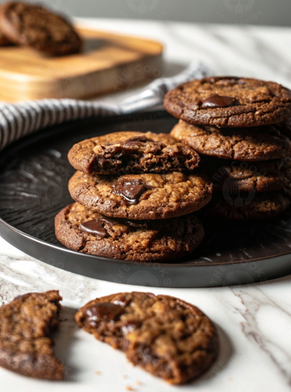Double Chocolate Chip Cookies