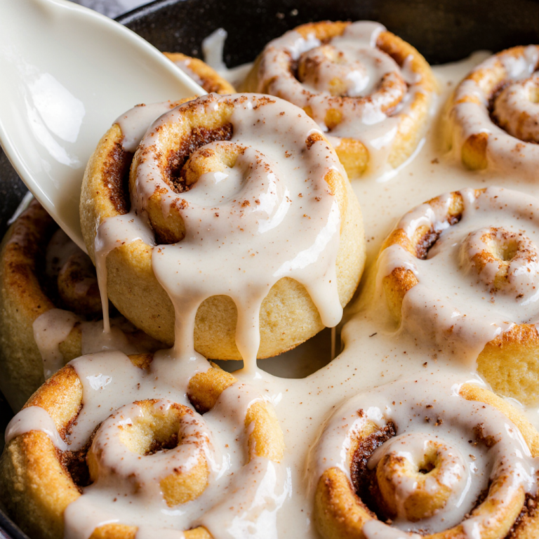 Eggnog Cinnamon Rolls