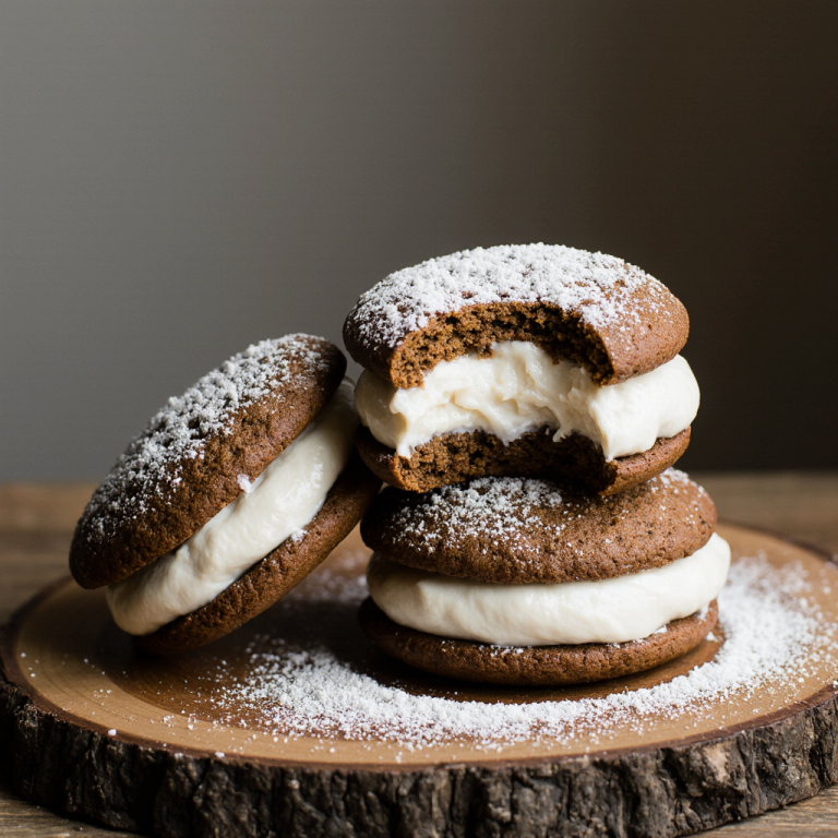 Gingerbread Whoopie Pies  