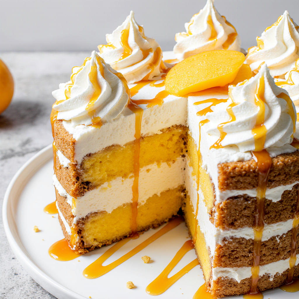 mango float ice cream cake